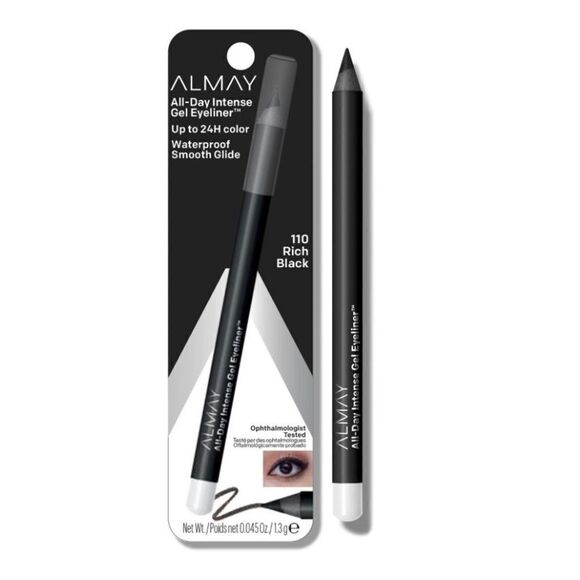 Almay All-Day Intense Gel Eyeliner - 0.028oz Color Rich Black - Picture 1 of 4
